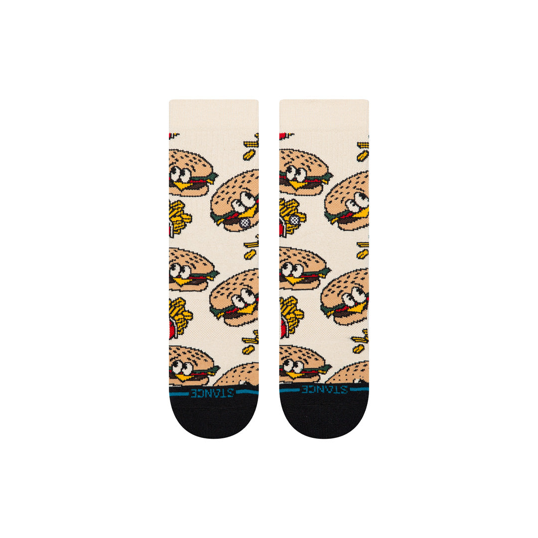 Stance Kids Combo Meal Crew Sock Tan