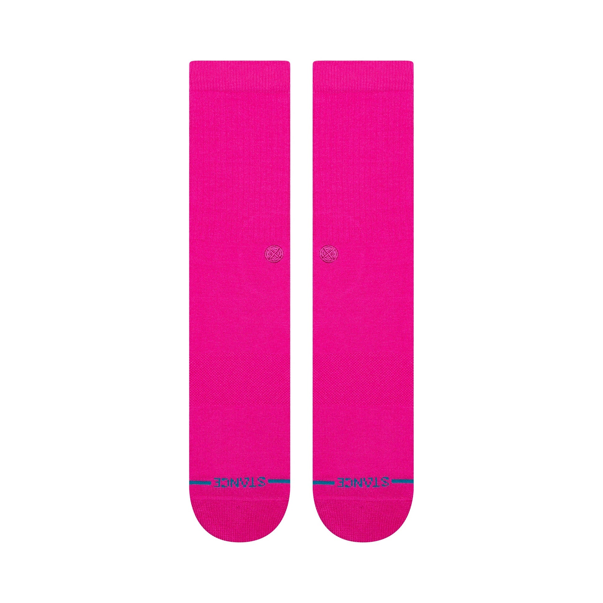 Stance Icon Crew Sock - Fuschia
