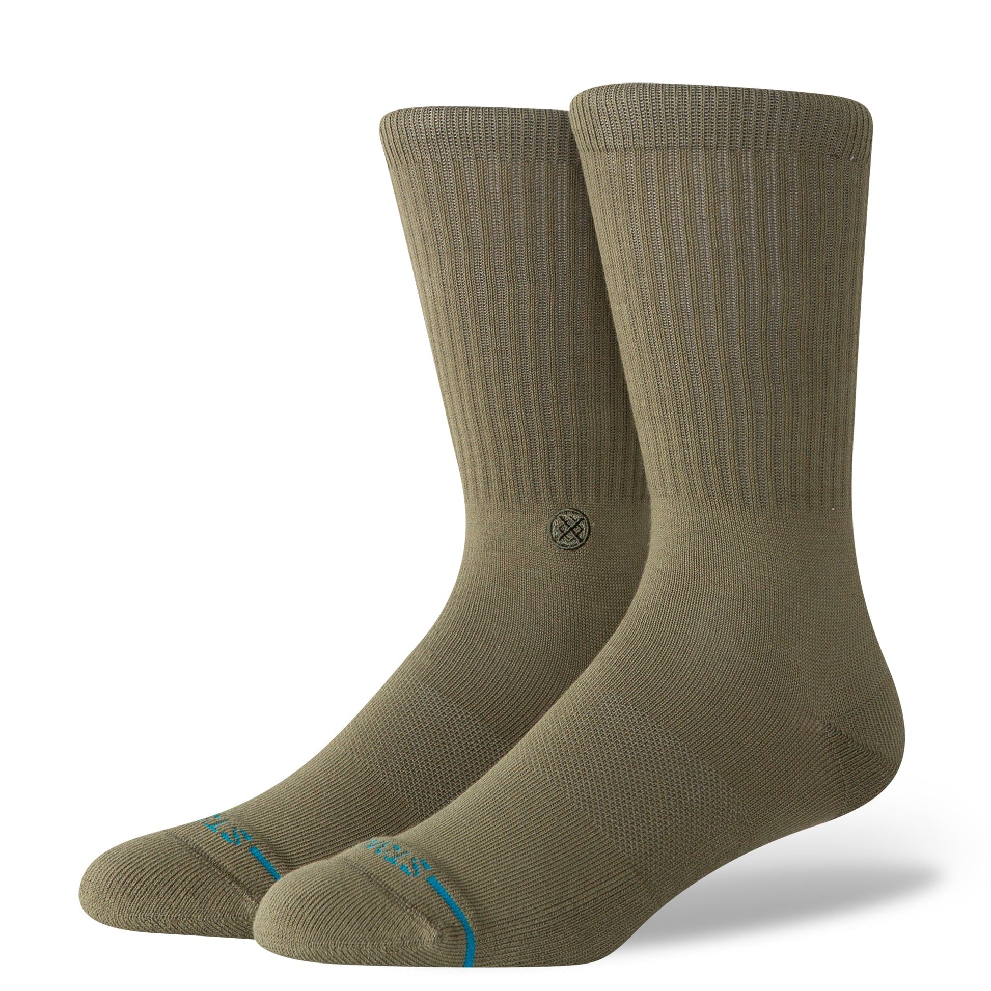 Stance Icon Crew Sock Green