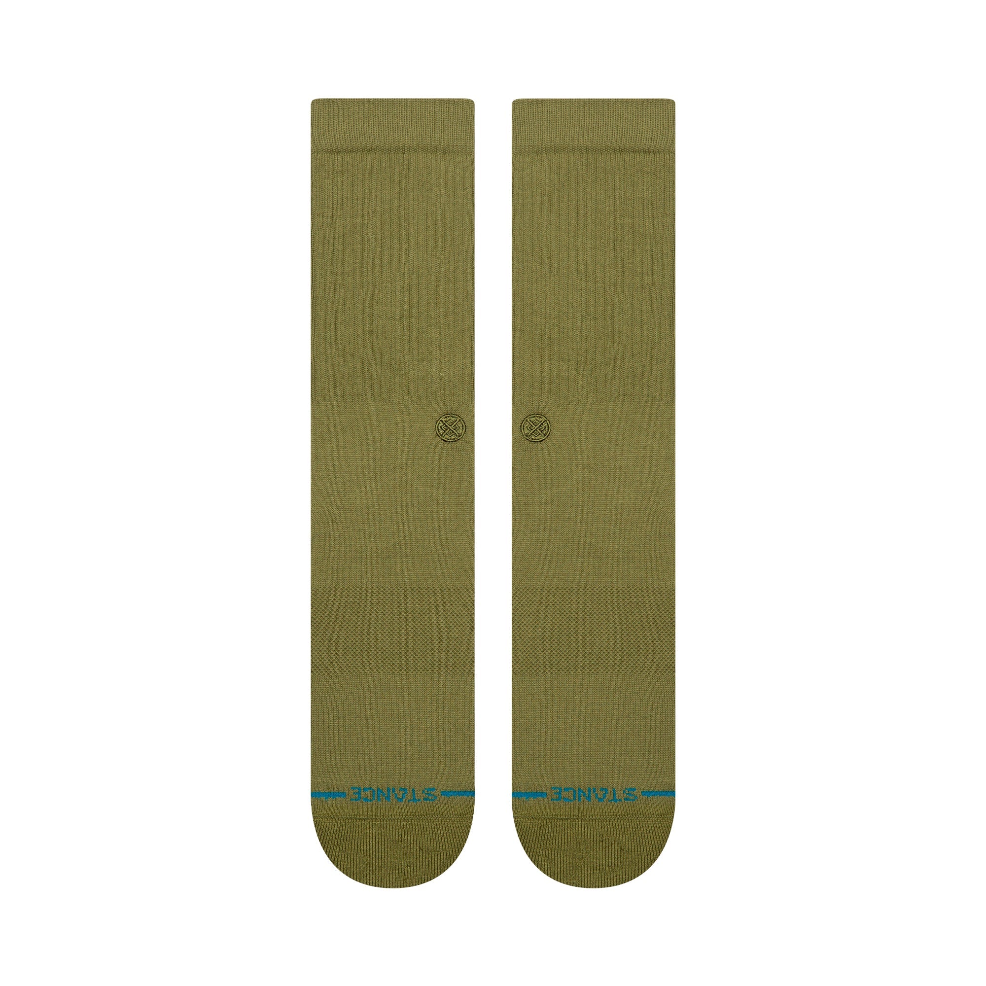 Stance Icon Crew Sock Olive