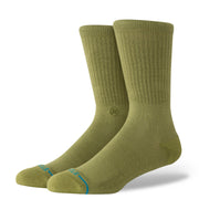 ICON CREW SOCK Pack of 6 Olive