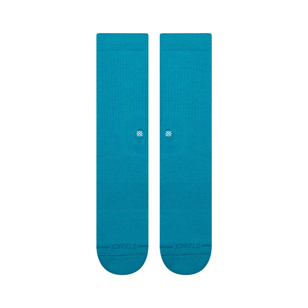 Stance Icon Crew Sock Teal Blue