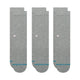 Stance Icon Crew Sock 3 Pack Grey Heather