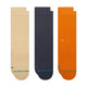 Icon Crew Sock 3 Pack Sand