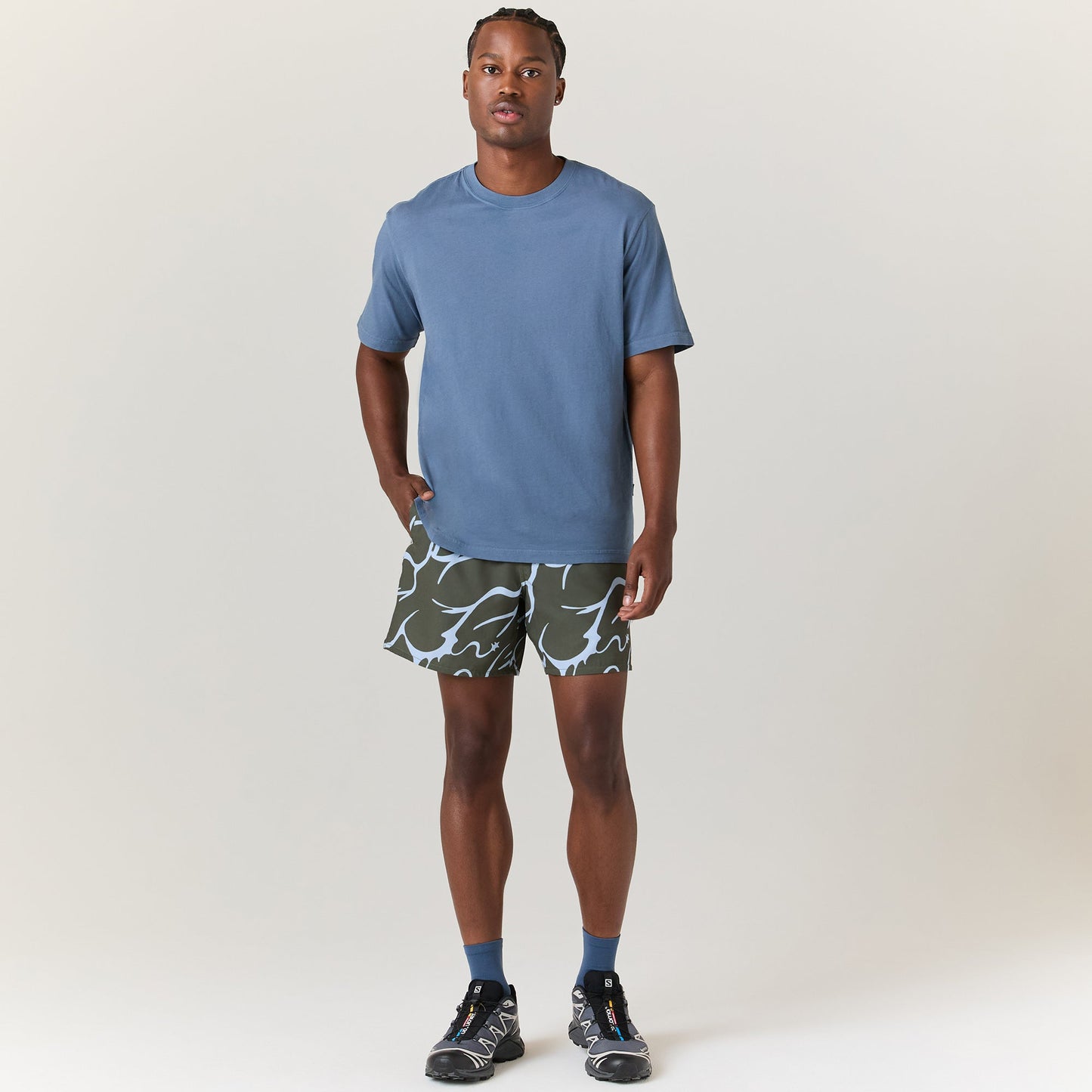 Stance Complex Hybrid Short 5" Olive |model