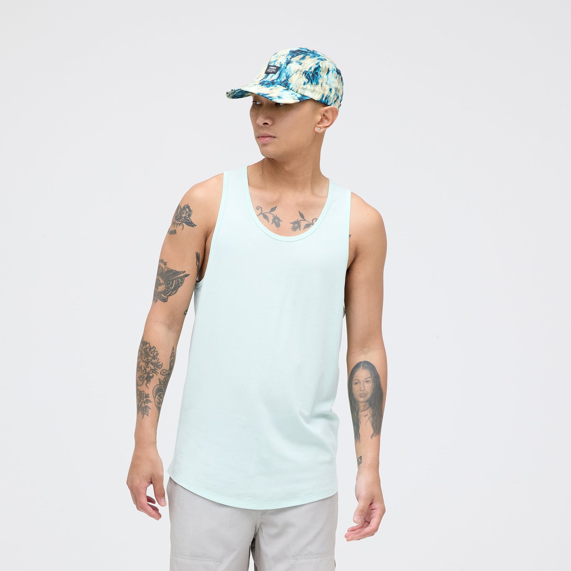 Stance Fragment 2.0 Tank Ice Blue |model