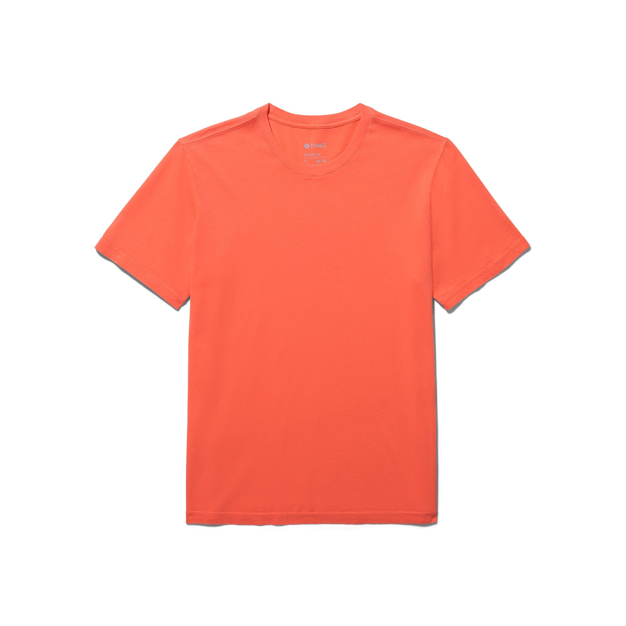 Stance Studio Organic Cotton Tee Coral 