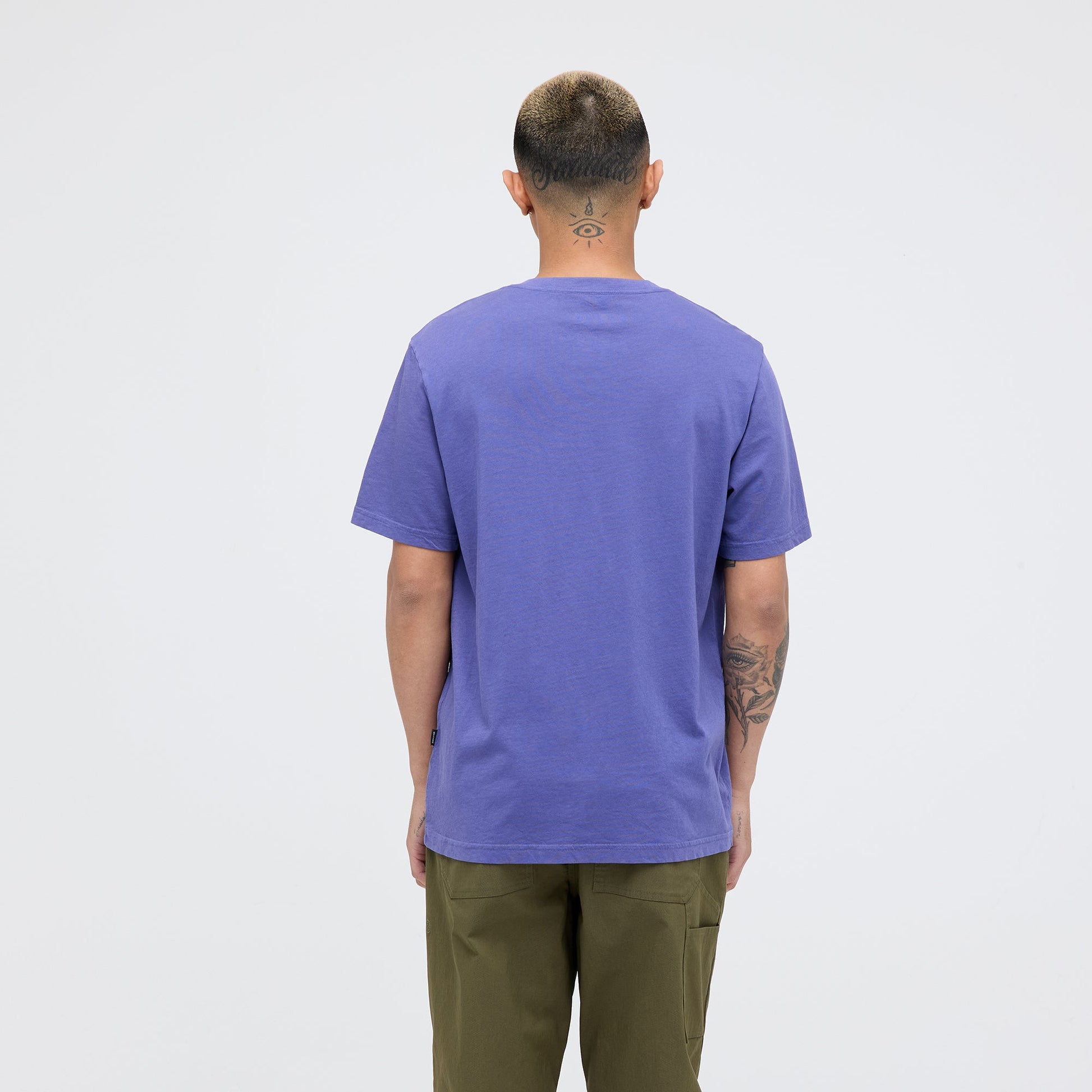 Stance Studio Organic Cotton Tee Indigo |model