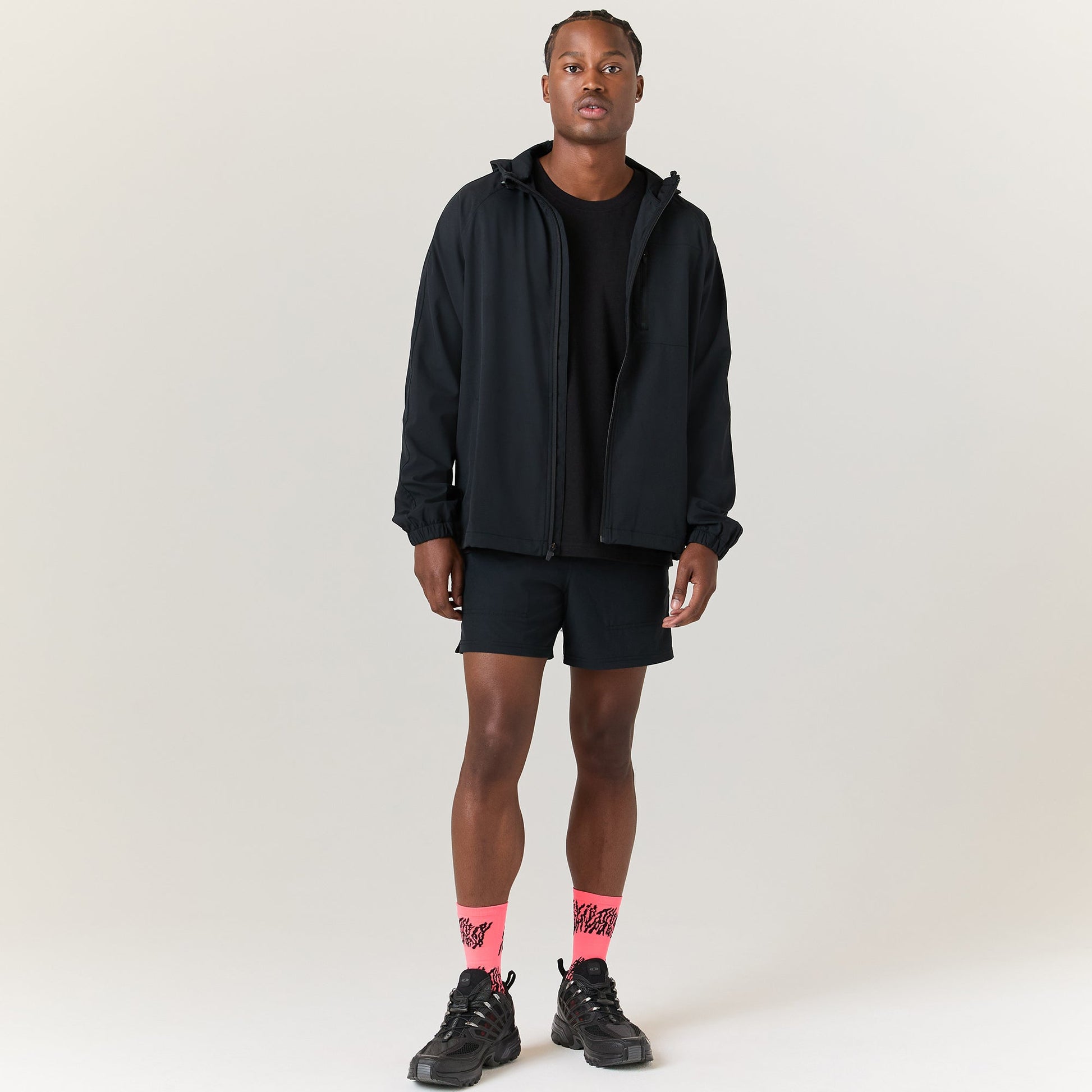 Stance Warm Up Jacket Black |model