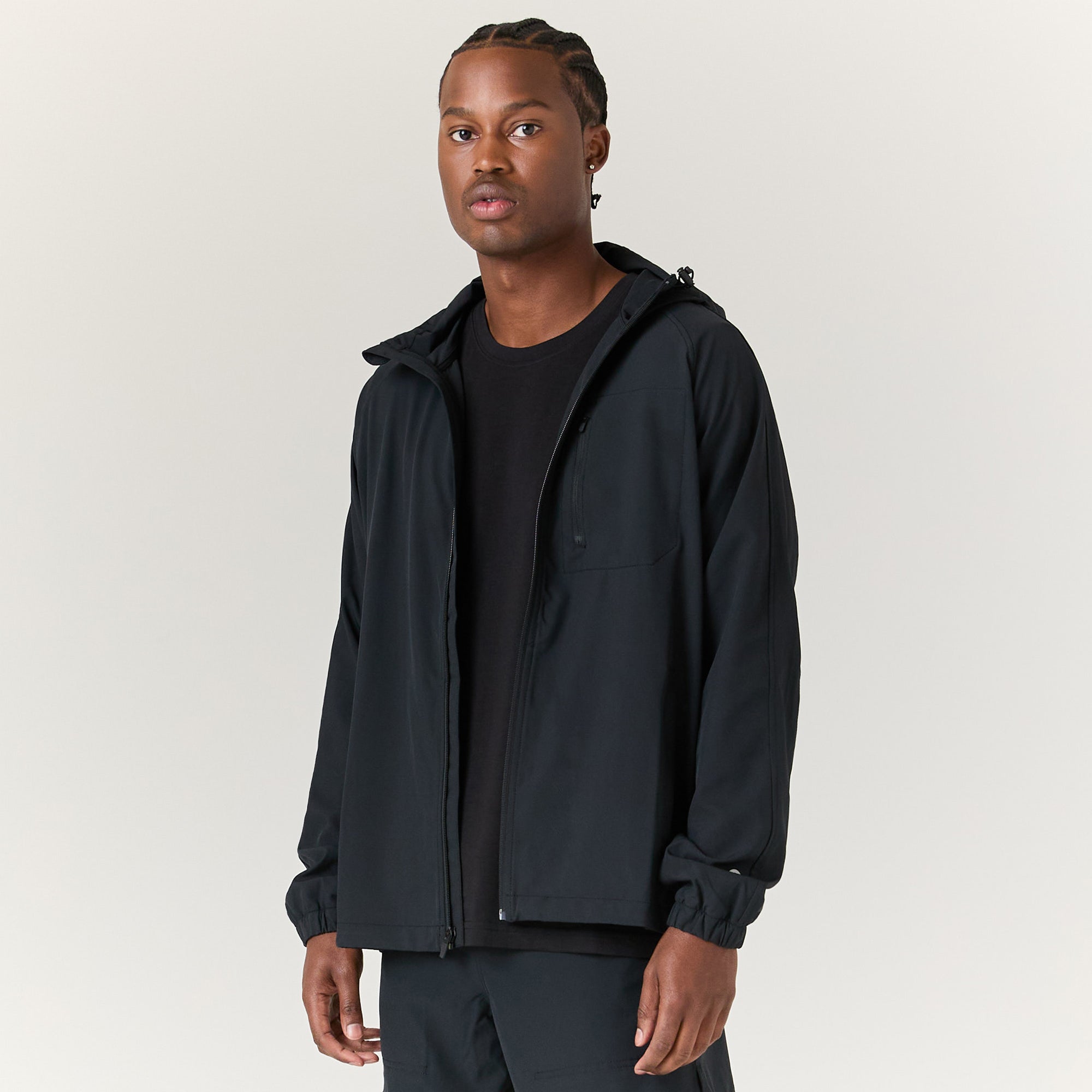 Stance Warm Up Jacket Black |model
