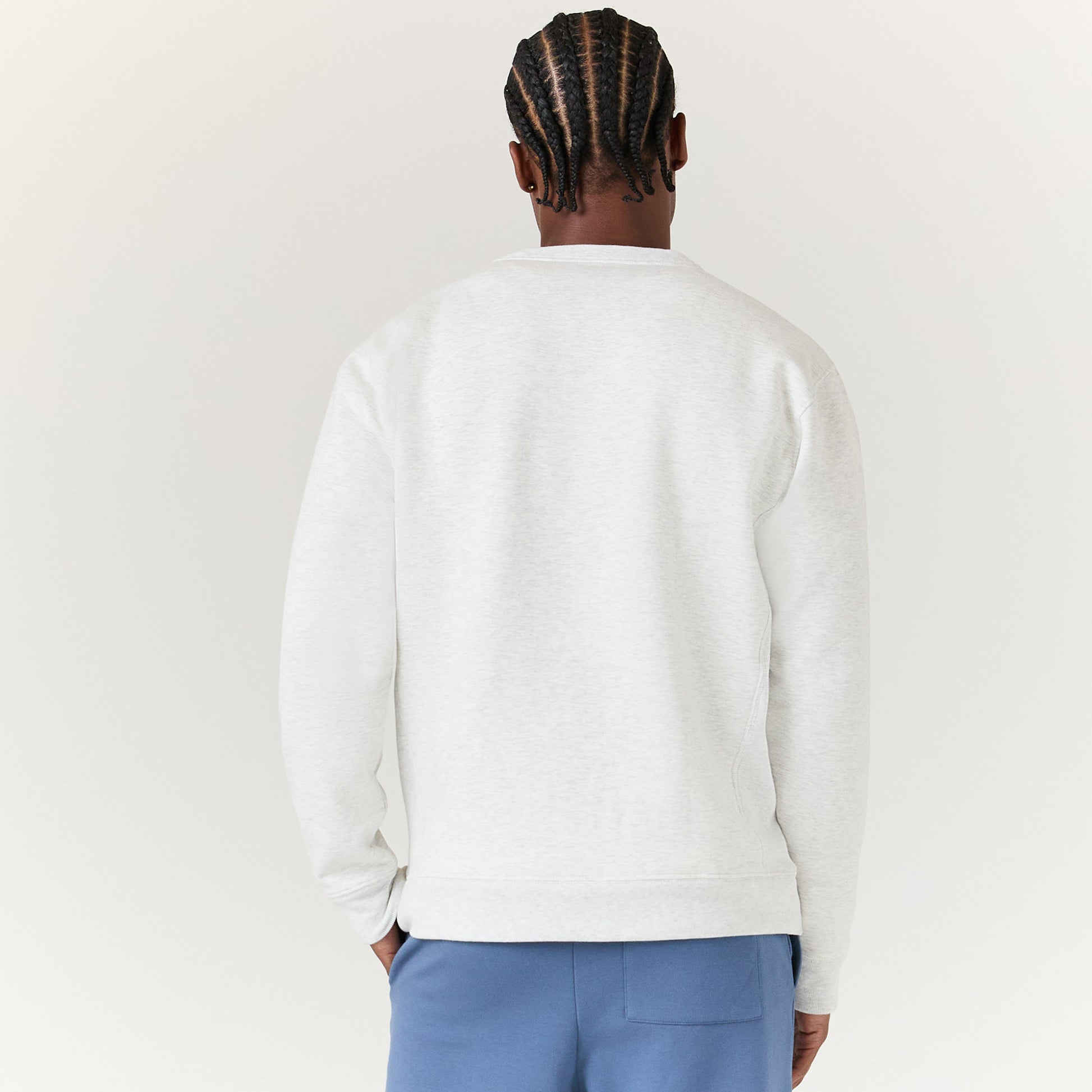 Stance Aura Crew Sweatshirt Heather Grey |model