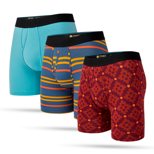Stance Boxer Brief 3 Pack Blue