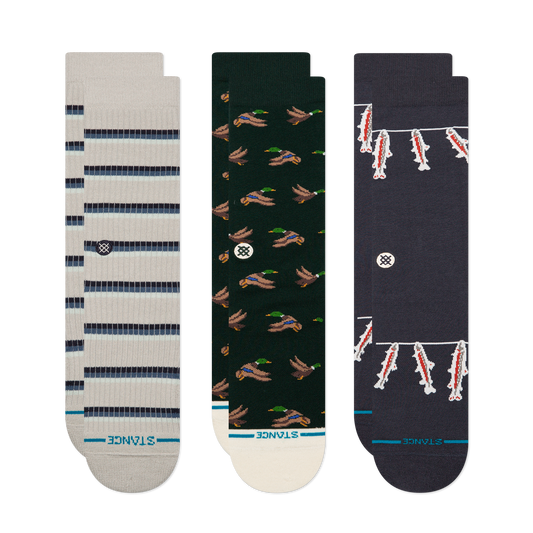 Stance Lifestyle Crew Sock 3 Pack Multi