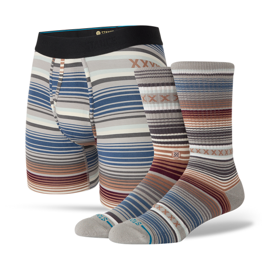 Stance Curren Wholester & Crew Sock 2 Pack Multi