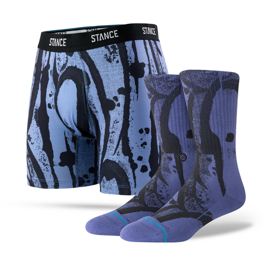 Stance Draper Boxer Brief & Crew Sock 2 Pack  Multi