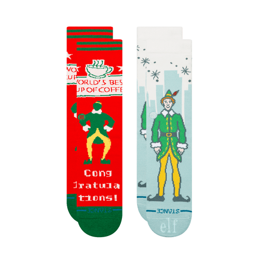 Stance Elf Festive Crew Sock 2 Pack Multi