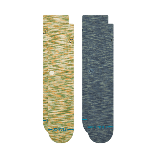 Stance Lifestyle Interstellar Crew Sock 2 Pack Multi