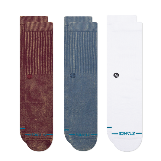 Stance Lifestyle Icon Crew Sock 3 Pack Multi
