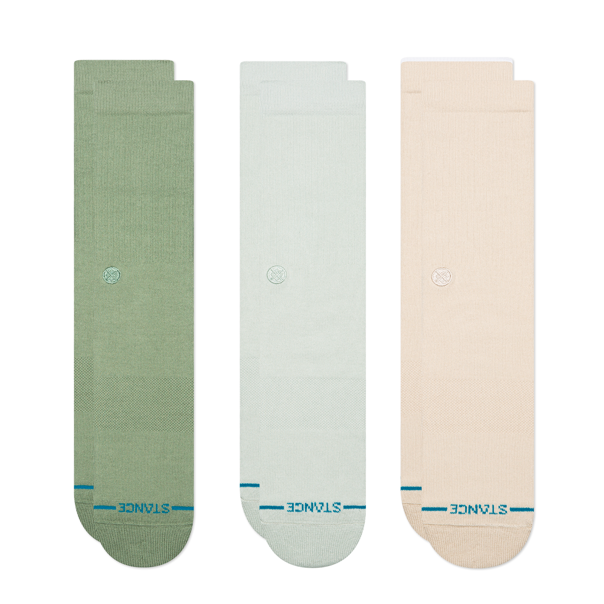 Stance Lifestyle Icon Crew Sock 3 Pack Multi