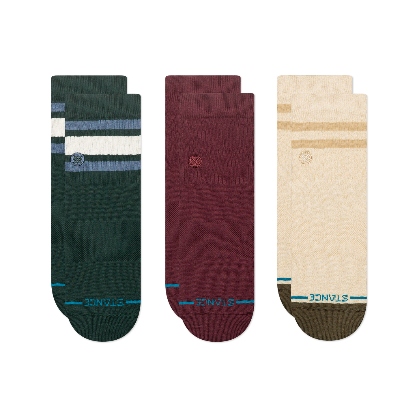 Stance Lifestyle Quarter Sock 3 Pack Multi