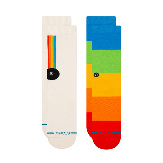 Stance Polaroid Crew Sock 2 Pack Multi