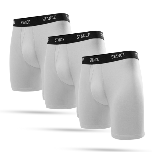 Stance Solid Boxer Brief 3 Pack Grey
