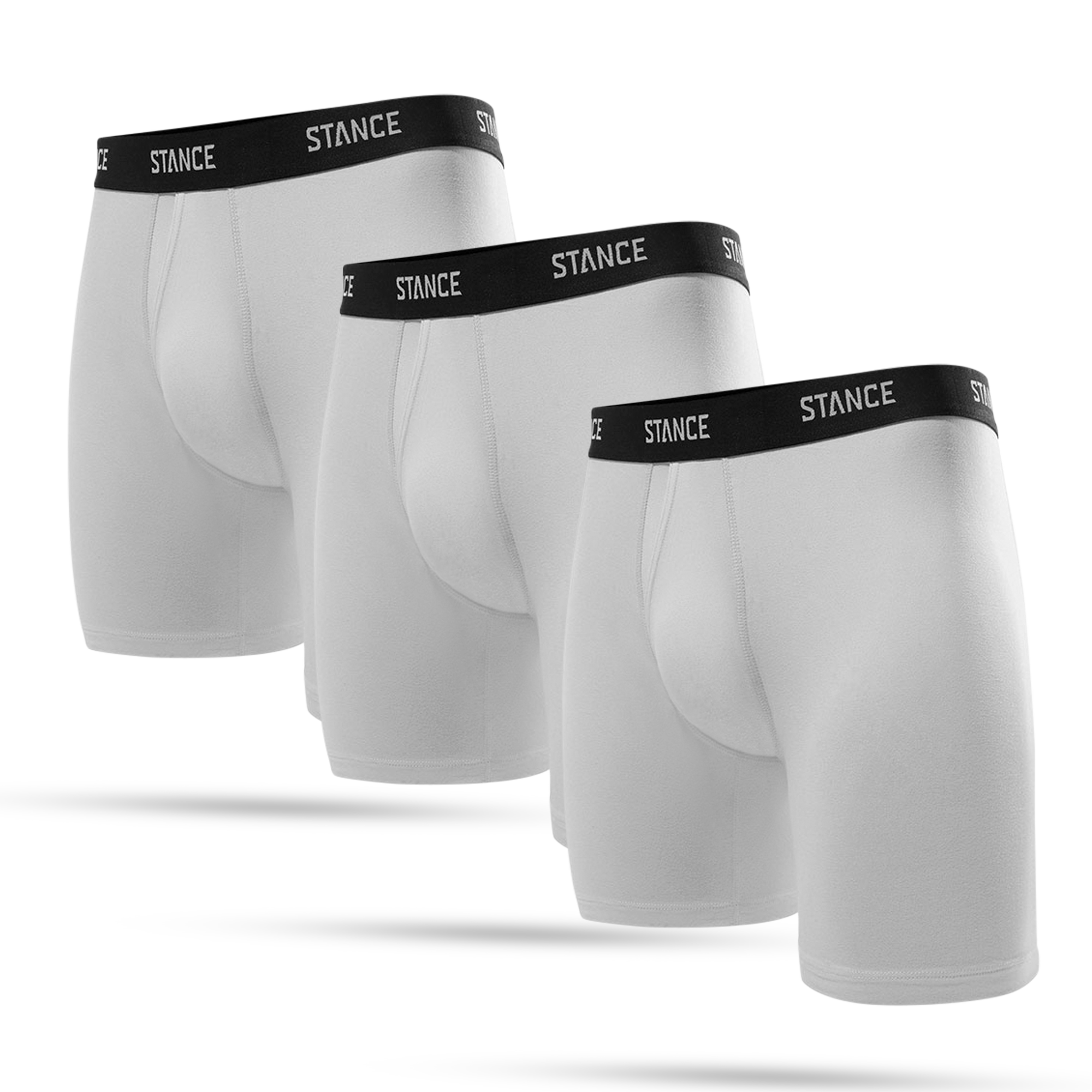 Stance Solid Boxer Brief 3 Pack Grey