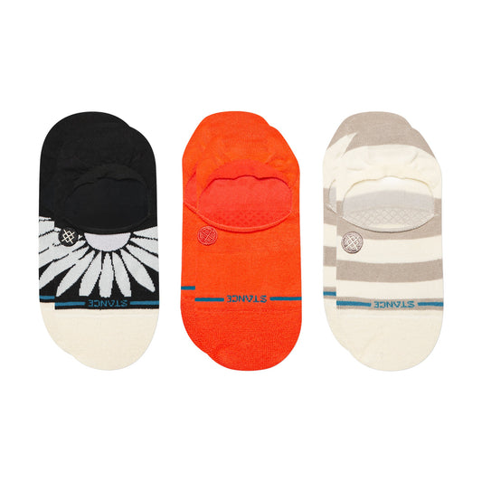 Stance Prowess No Show Sock 3 Pack Coral
