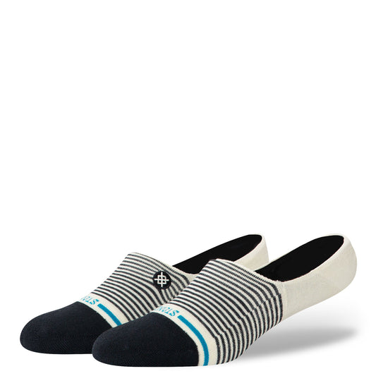 Ministripe No Show Sock Canvas