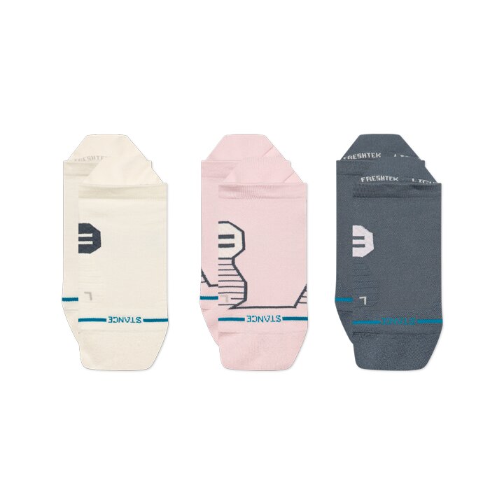 Stance Womens Solid Light Tab Sock 3 Pack Turbulence