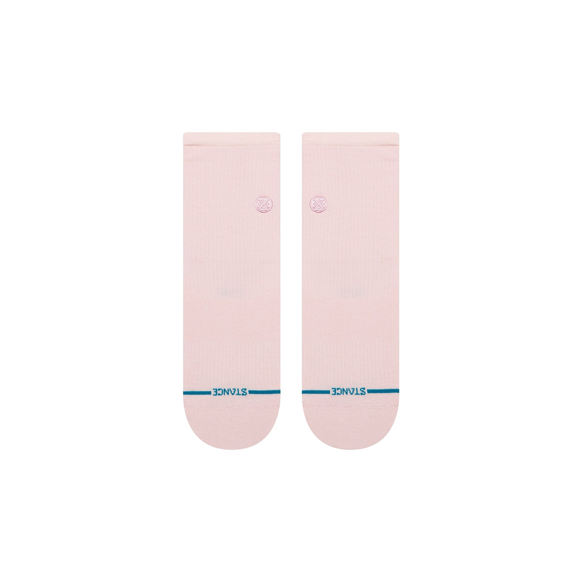 Stance Fine Rib Quarter Sock - Pink