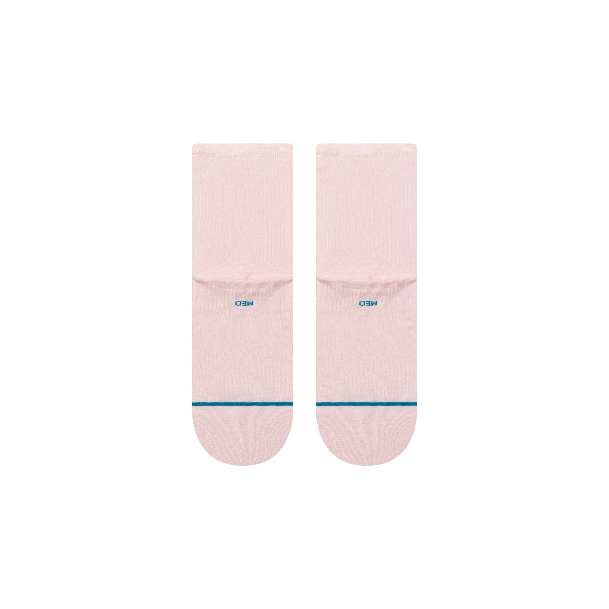Stance Fine Rib Quarter Sock - Pink