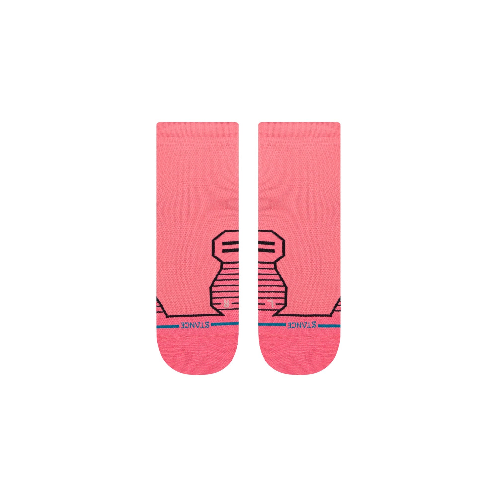 WOMENS VARIEGATED ULTRA LIGHT QUARTER SOCK