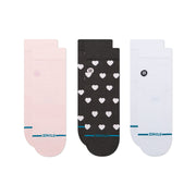Stance Hearts Lowrider Sock 3 Pack Pink