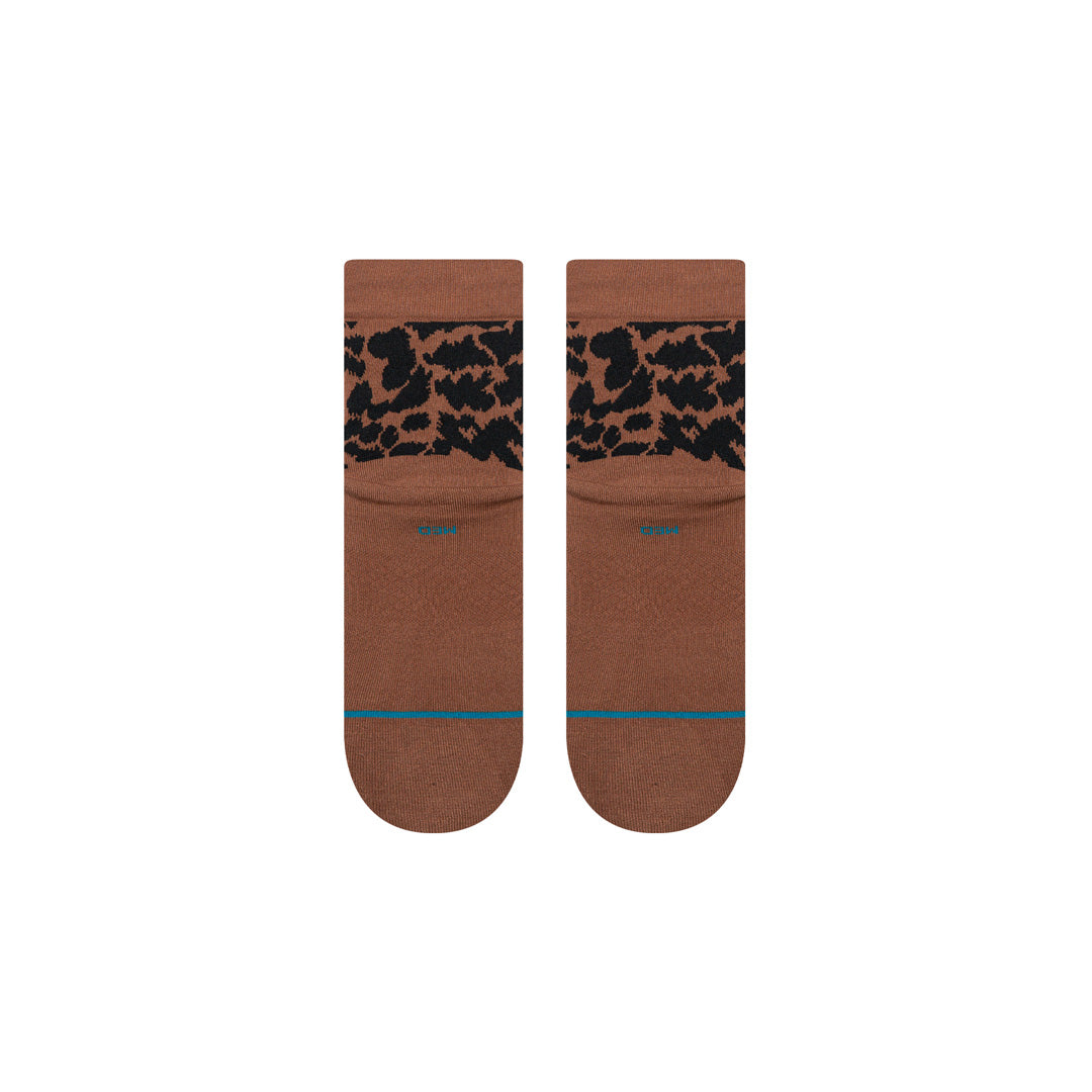 Stance Love Leopard Lowrider Sock Brown