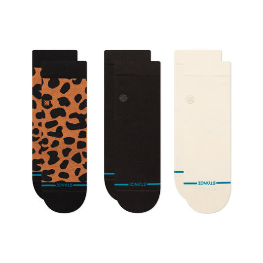 Stance Animaniac Quarter Sock 3 Pack Black