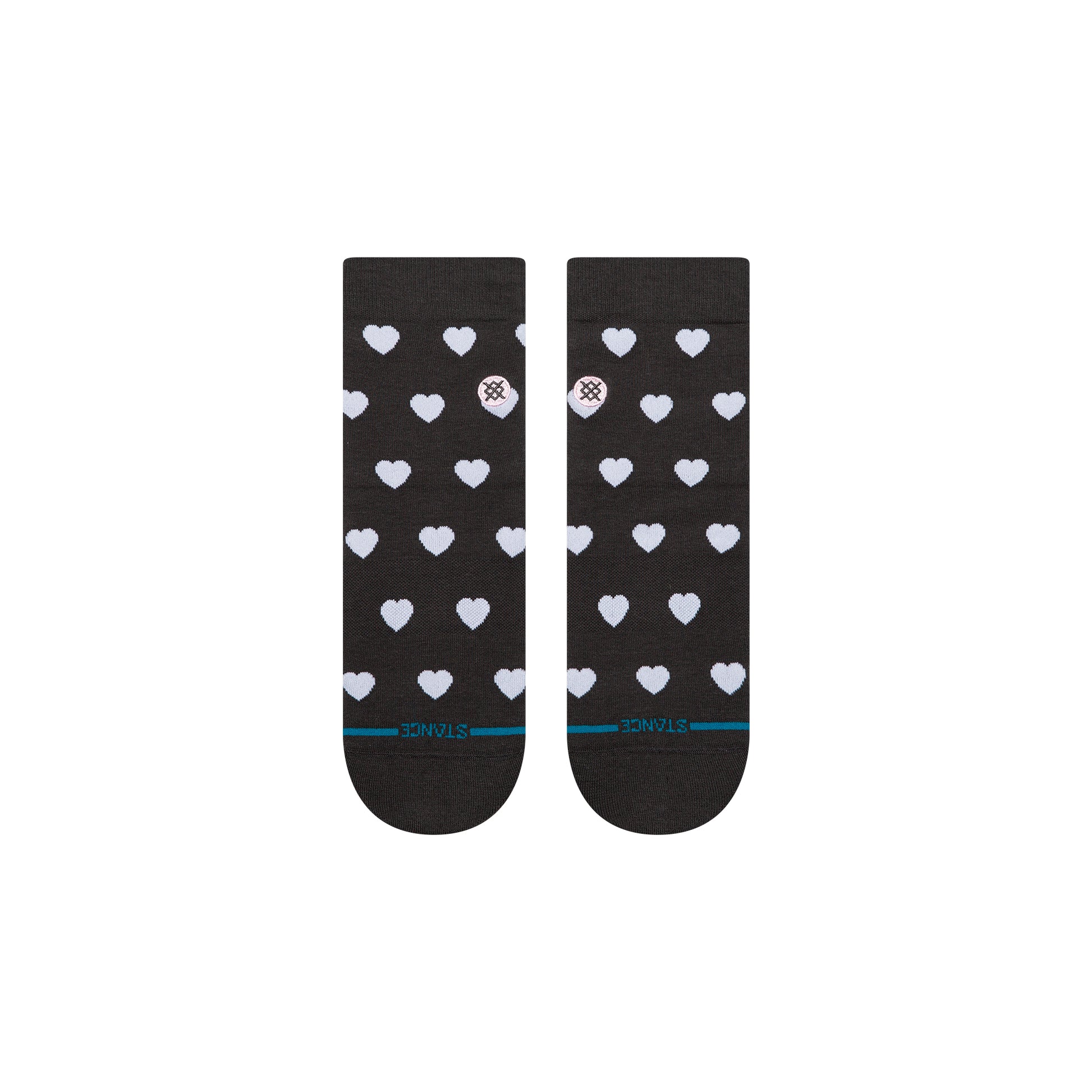 Stance Hearts Lowrider Sock Charcoal