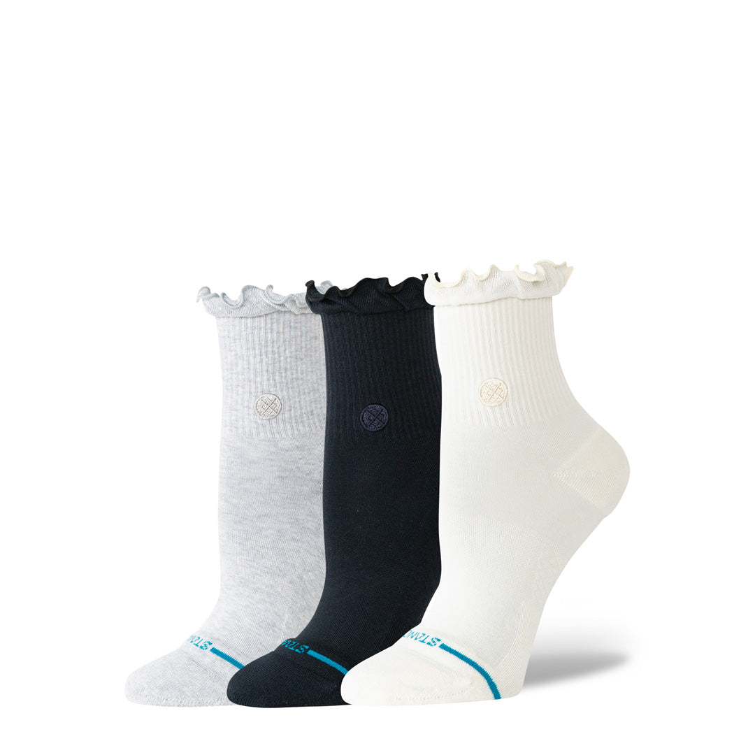 Stance Ruffle Icon Quarter Sock 3 Pack Multi