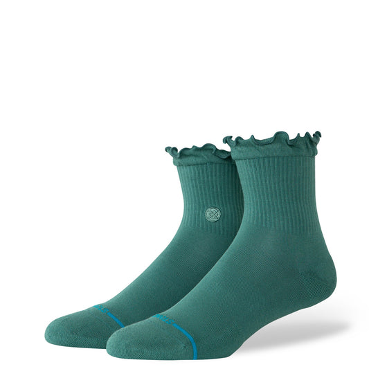 Stance Ruffle Icon Quarter Sock Teal