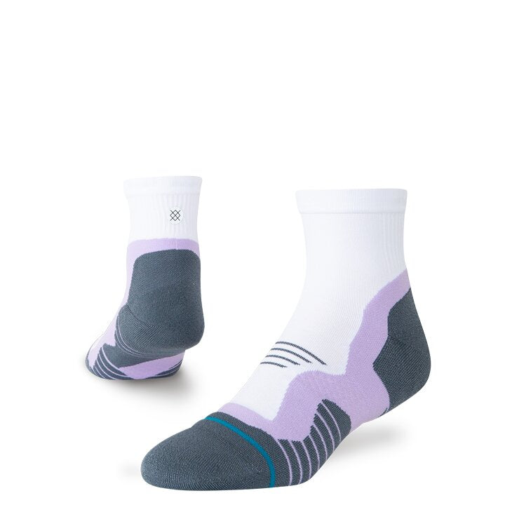 Stance Womens Pace Light Quarter Sock Lavender