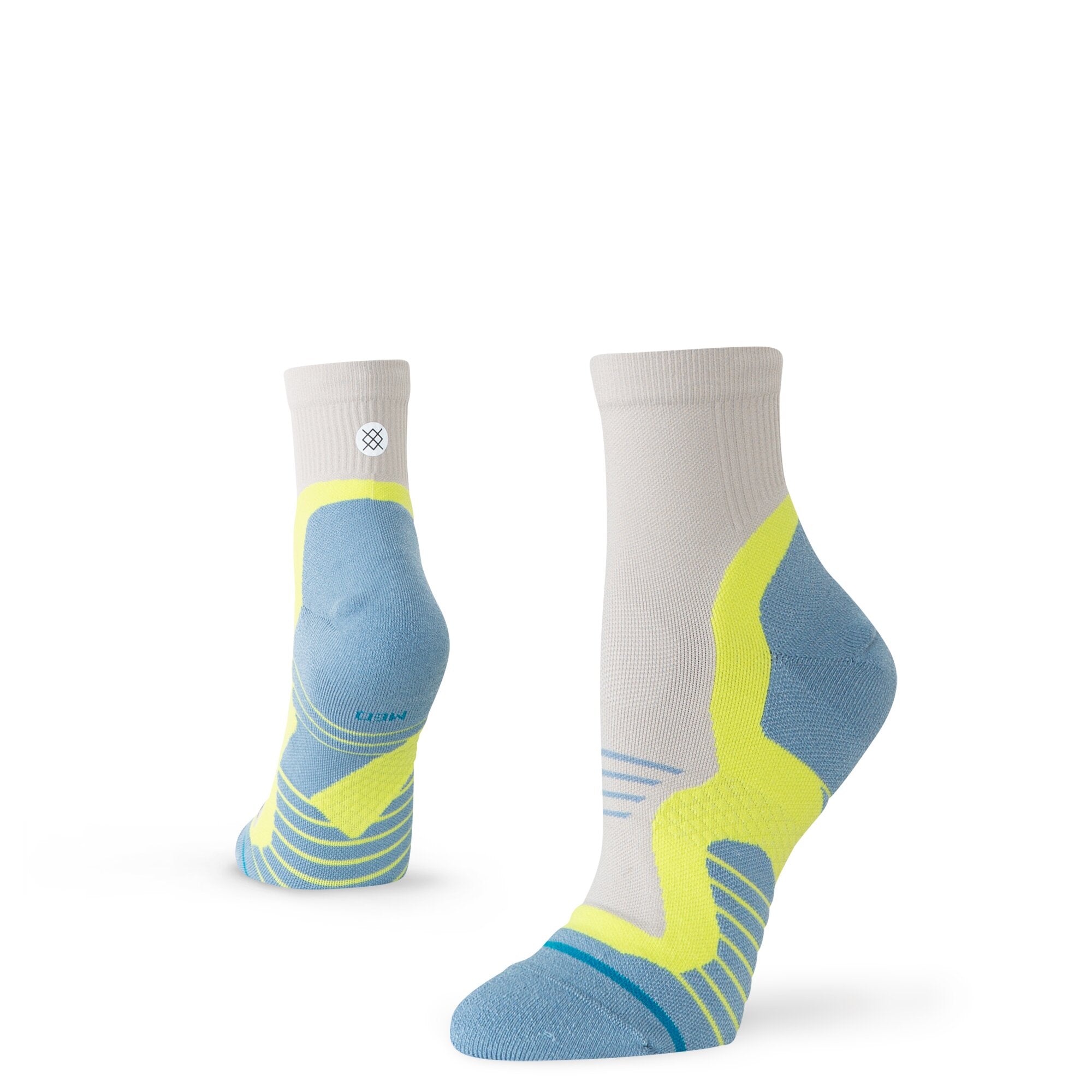 Stance Womens Pace Light Quarter Sock Lime