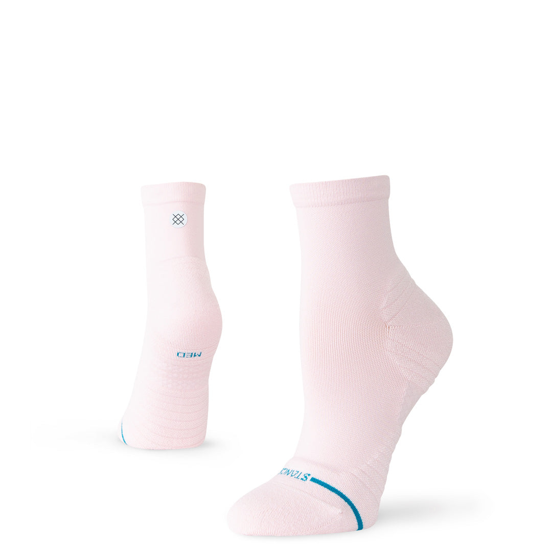Stance Womens Solid Light Quarter Sock Pink