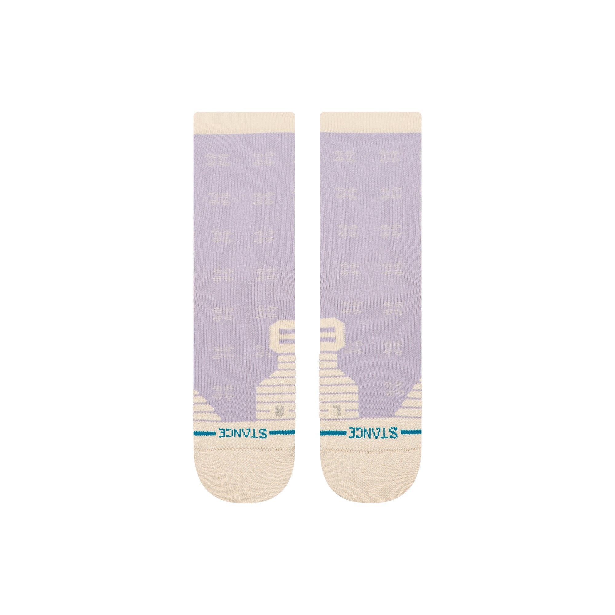 Stance Latta Mid Crew Sock Lilac