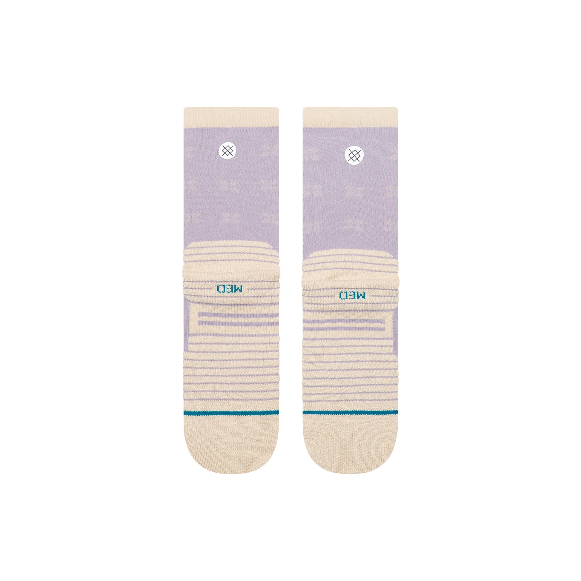 Stance Latta Mid Crew Sock Lilac