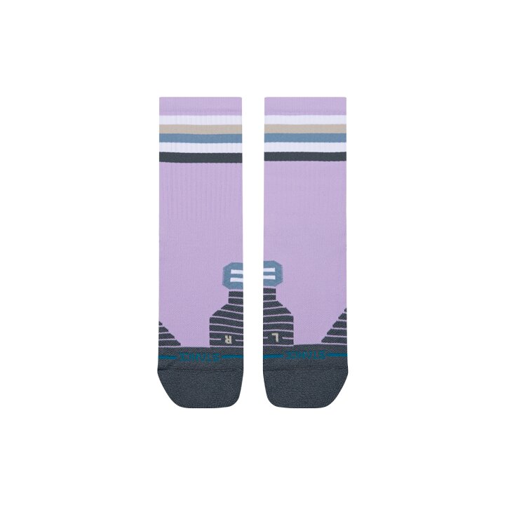 Stance Womens Maliboo Mid Crew Sock Lavender