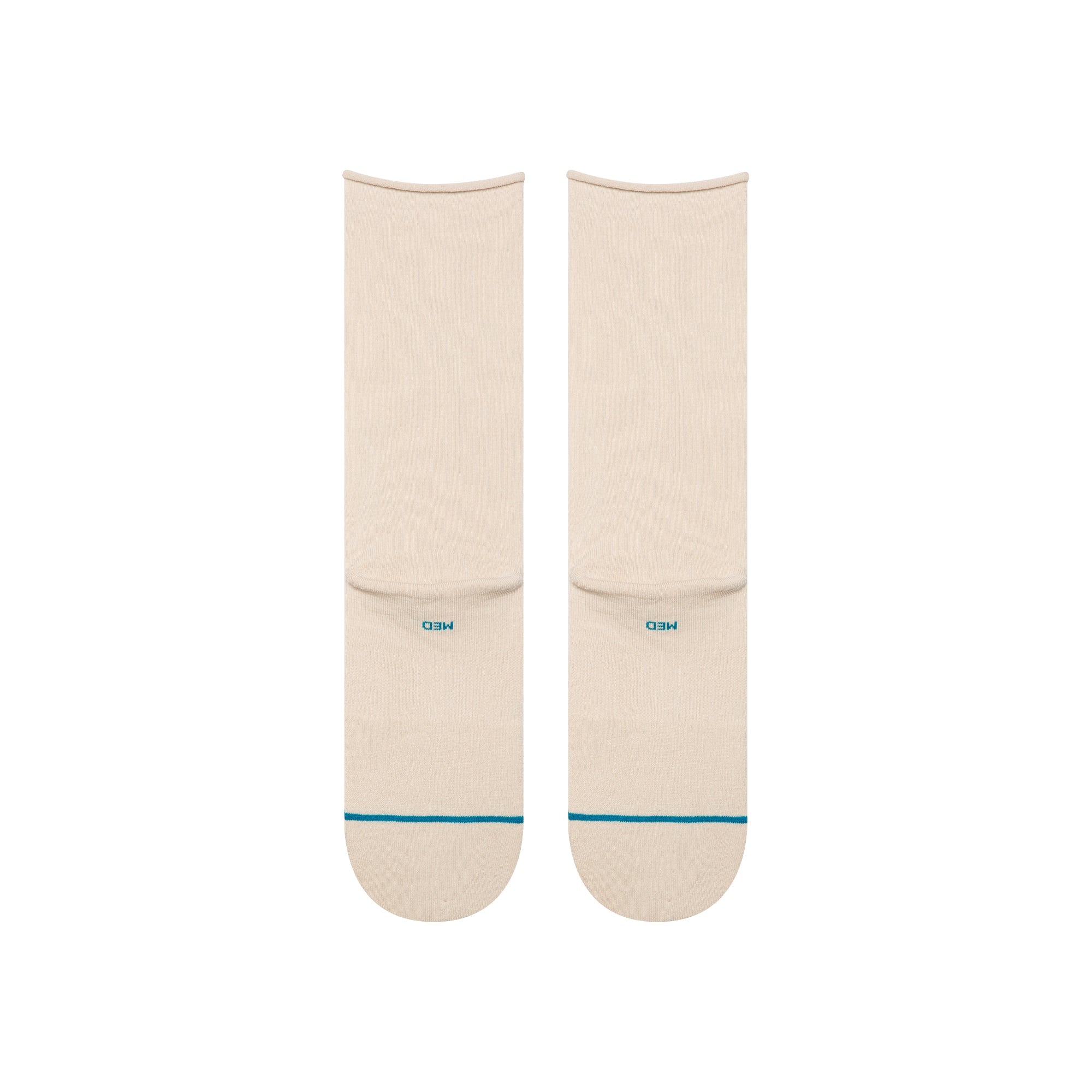 ROLLED SOLID CREW SOCK