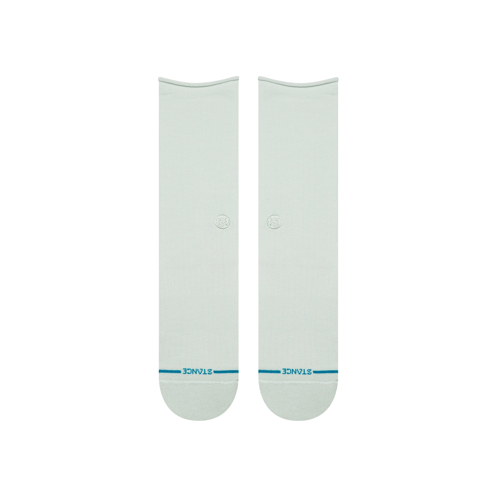 ROLLED SOLID CREW SOCK