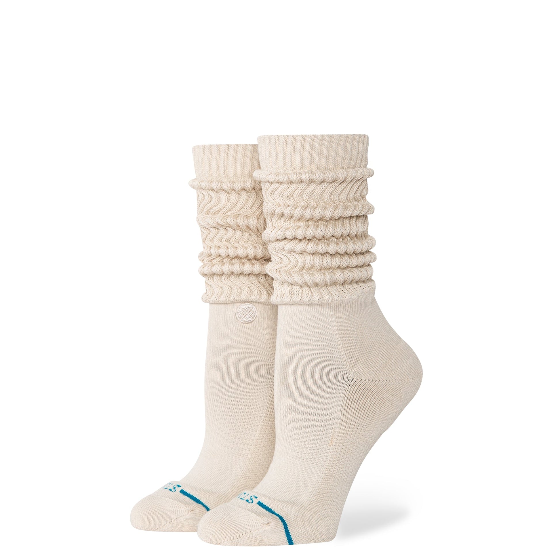 Stance Womens Icon Slouch Crew Sock Oatmeal