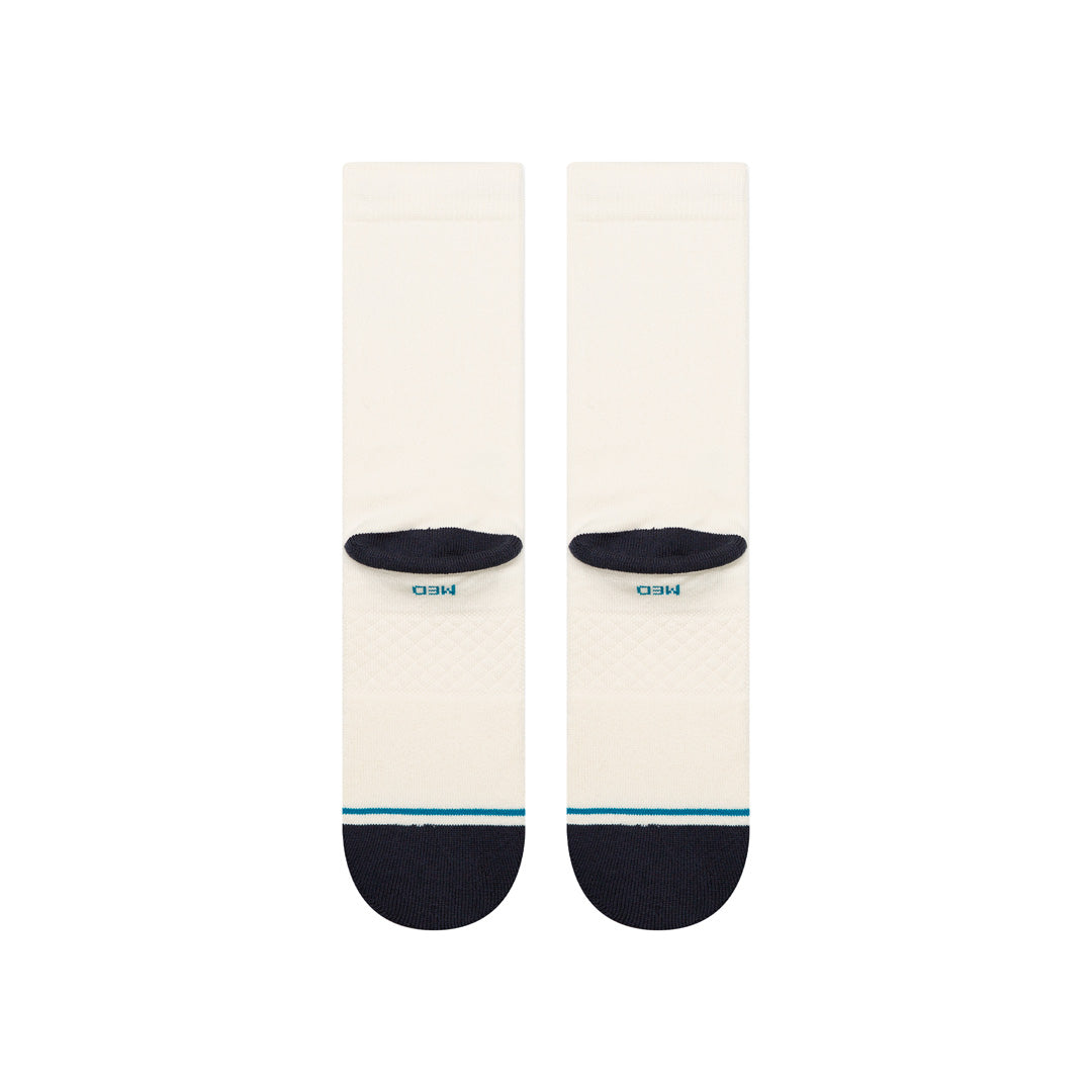 Stance Heart Crew Sock Canvas