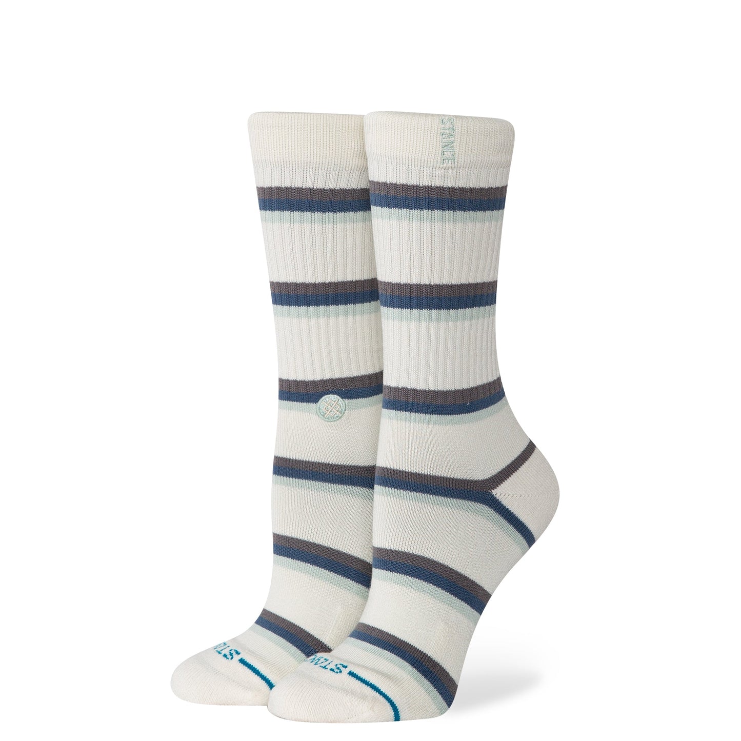 Stance Womens Strata Crew Sock Ivory